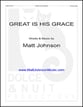 Great Is His Grace Vocal Solo & Collections sheet music cover